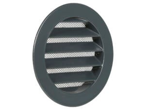 Renson 434 schoepenrooster rond 100mm aluminium antraciet