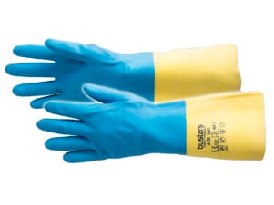 Busters Acid Safe huishoudhandschoenen L/XL latex blauw