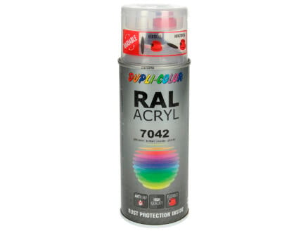 Dupli Color Acryl lakspray hoogglans 0,4l verkeersgrijs 1