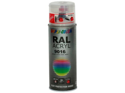Dupli Color Acryl laque en spray brillant 0,4l blanc signalisation 1