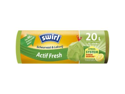 Swirl Actif Fresh pedaalemmerzakken 20l 12 stuks 1