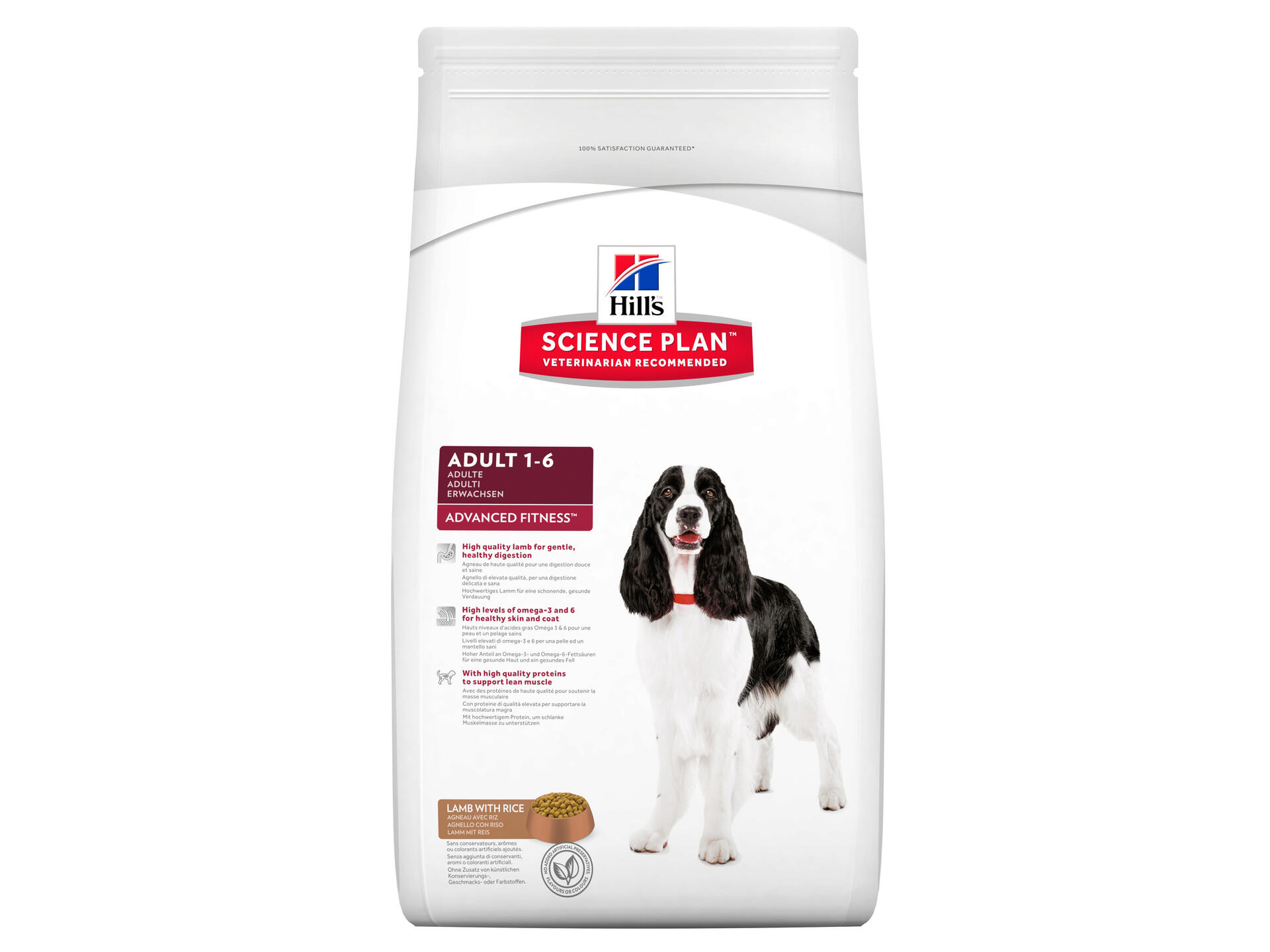 Hill's Adult Advanced Fitness Medium Breed hondenvoer lamb & rice 12kg