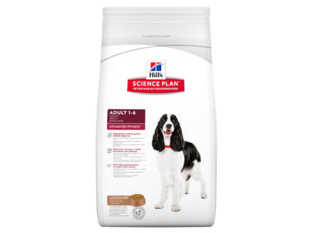 Hill's Adult Advanced Fitness Medium Breed hondenvoer lamb & rice 12kg 1