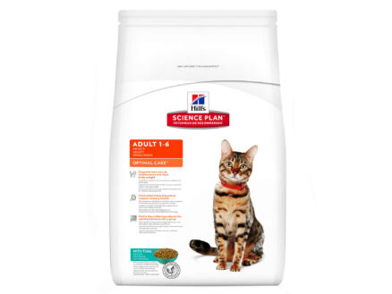 Hill's Adult Optimal Care croquettes chat tuna 5kg 1