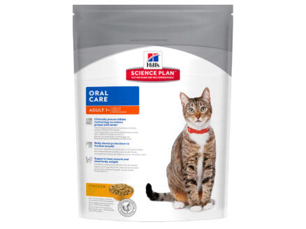 Hill's Adult Oral Care Cat croquettes chat chicken 250g 1