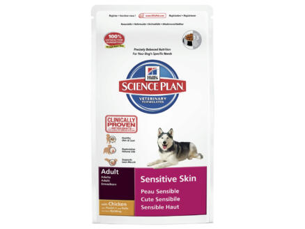 Hill's Adult Sensitive Skin hondenvoer chicken 3kg 1