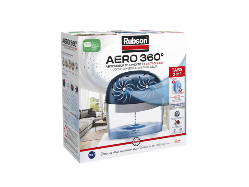 Rubson Aero 360° vochtopnemer 40m² 900g