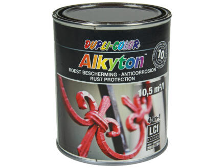 Dupli Color Alkyton roestbeschermingslak hamerslag 0,75l bruin 1
