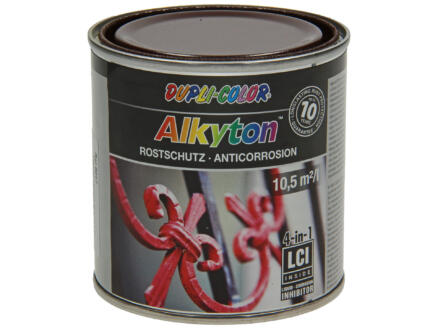 Dupli Color Alkyton roestbeschermingslak hoogglans 0,25l chocoladebruin 1