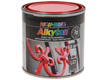 Dupli Color Alkyton roestbeschermingslak hoogglans 0,25l vuurrood 1