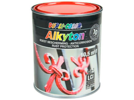 Dupli Color Alkyton roestbeschermingslak hoogglans 0,75l vuurrood 1