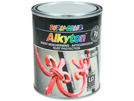 Dupli Color Alkyton roestbeschermingslak hoogglans 0,75l zilver 1