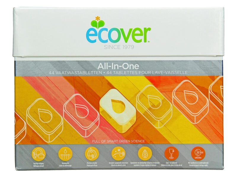 Ecover All-In-One tablettes lave-vaisselle 88g