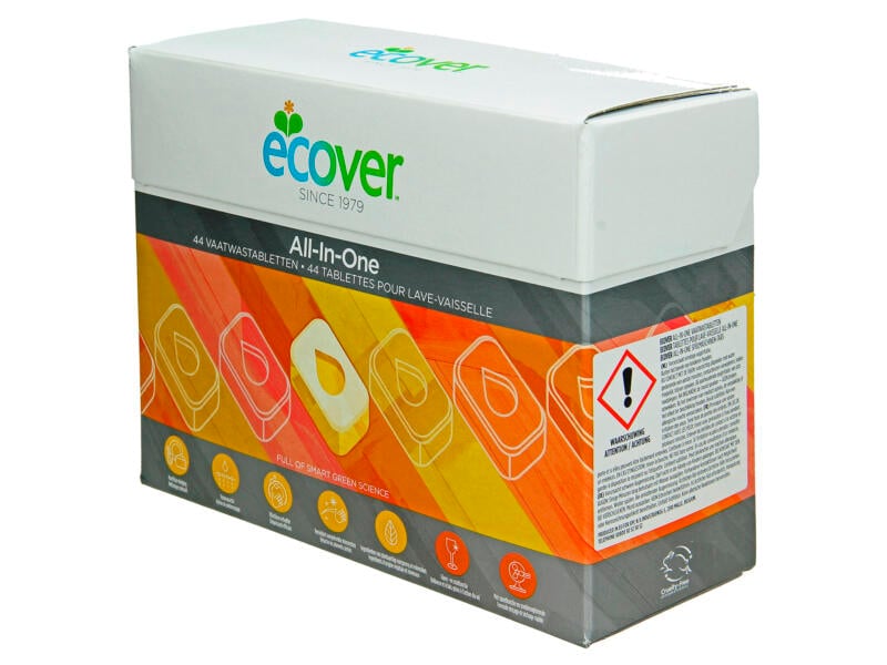 Ecover All-In-One tablettes lave-vaisselle 88g