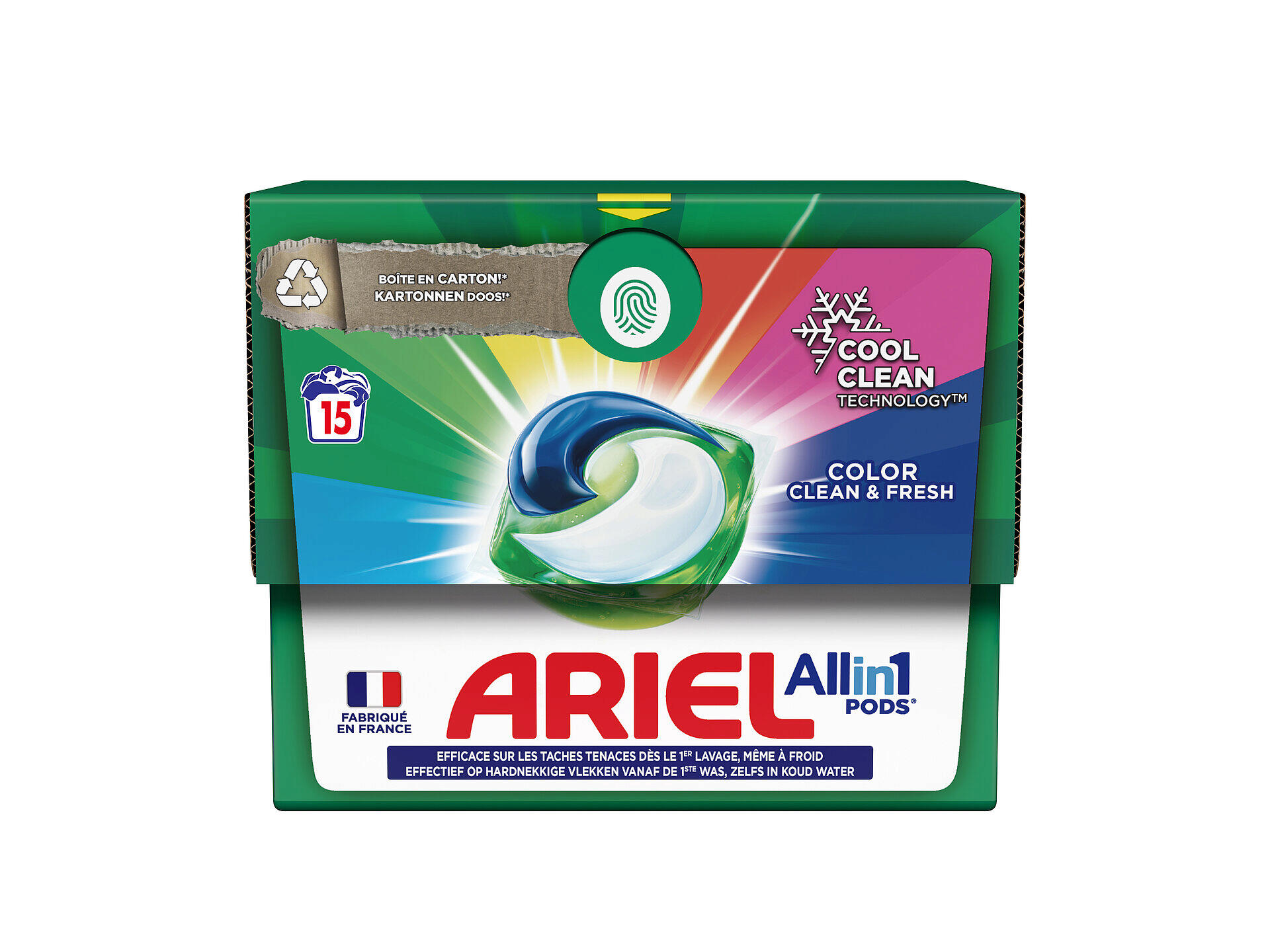 Ariel All-in-1 capsule lessive couleur 15 pièces