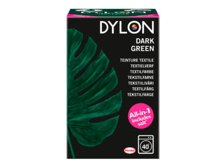 Dylon All-in-1 textielverf 350g machinewas dark green