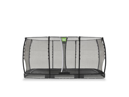 Allure Classic trampoline ingegraven 244x427 cm + veiligheidsnet zwart 1