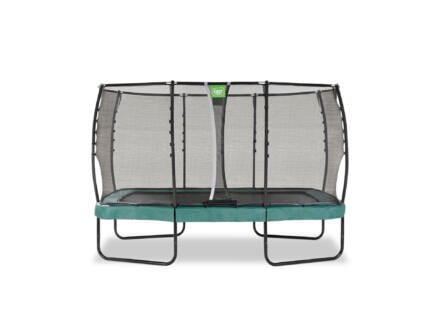 Allure Premium trampoline 214x366 cm + veiligheidsnet groen 1