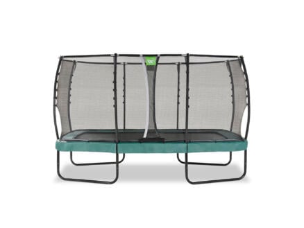 Allure Premium trampoline 244x427 cm + filet de sécurité vert 1