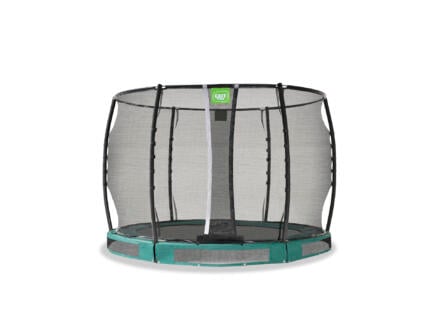 Allure Premium trampoline enterré 305cm + filet de sécurité vert 1