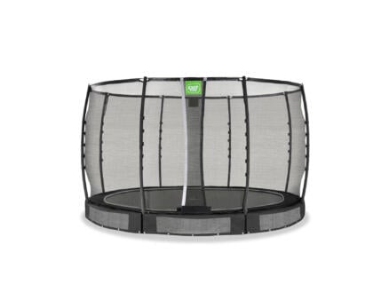 Allure Premium trampoline enterré 366cm + filet de sécurité noir 1