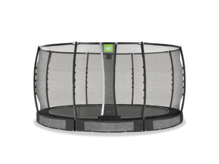 Exit Toys Allure Premium trampoline enterré 427cm + filet de sécurité noir 1