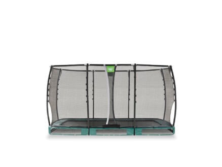 Allure Premium trampoline ingegraven 214x366 cm + veiligheidsnet groen 1