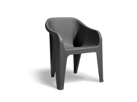 Keter Almeria chaise de jardin graphite 1