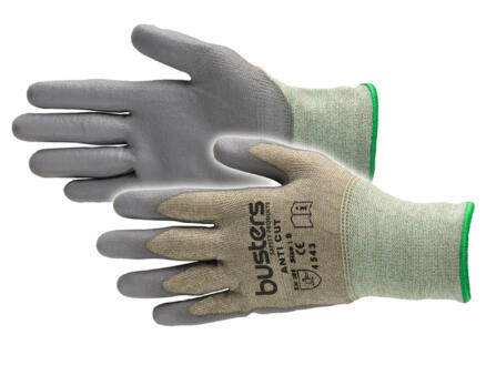Busters Anti Cut gants de travail M PU-flex gris