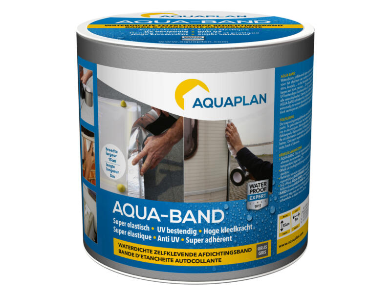 Aquaplan Aqua-Band 5m x 15cm grijs 