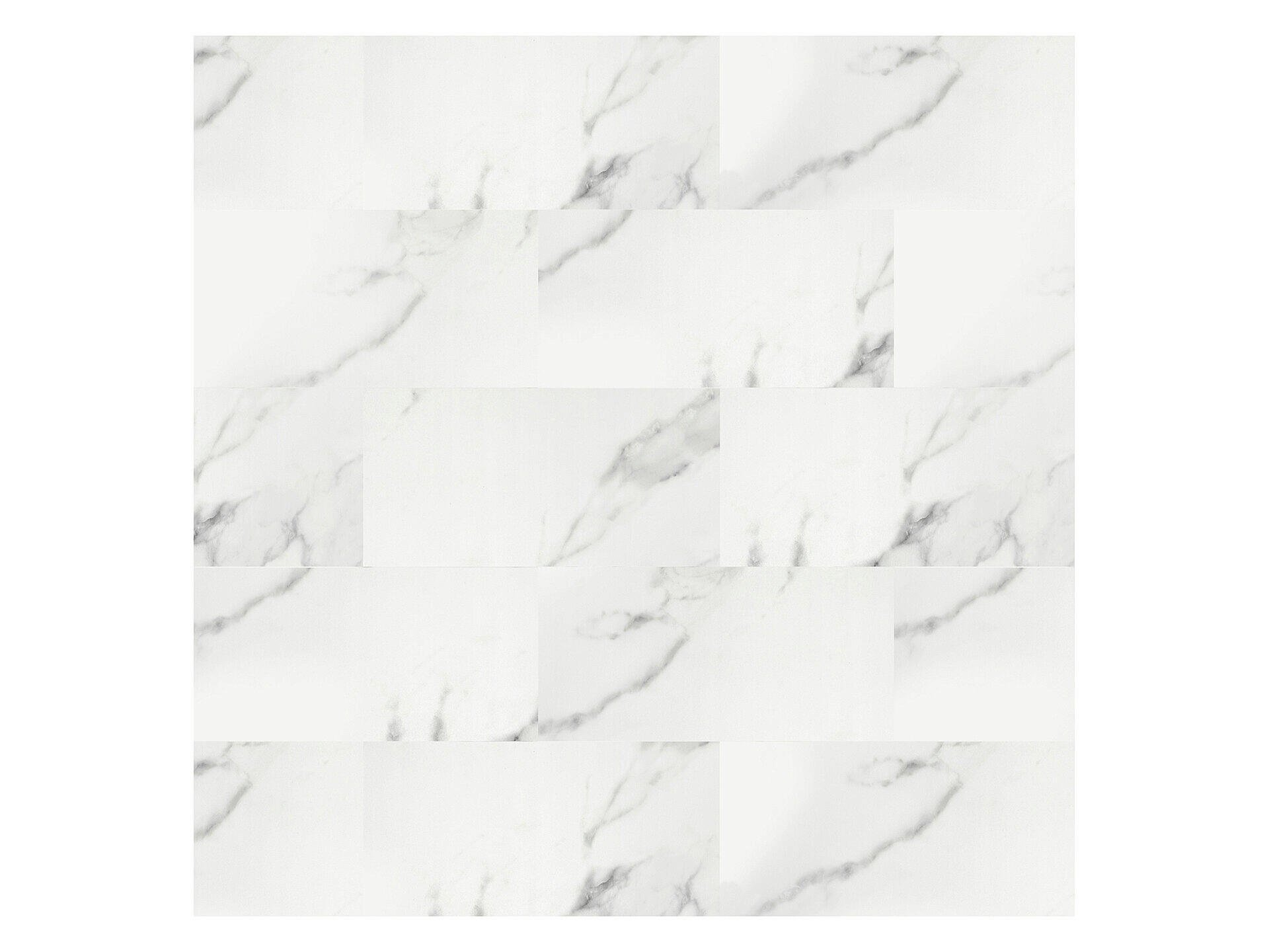 Aqua-Step Click Tiles Glasgow sol/mur 61x30,5 cm 2,23m² blanc