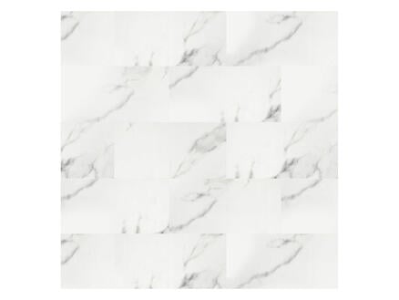 Aqua-Step Click Tiles Glasgow sol/mur 61x30,5 cm 2,23m² blanc 1