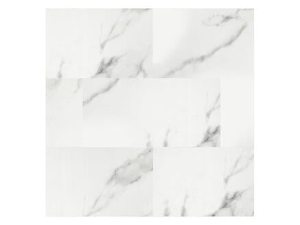 Aqua-Step Click Tiles Glasgow sol/mur XL 95x47,5 cm 2,26m² blanc 1