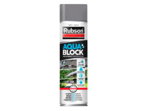 Rubson Aquablock coating spray 300ml grijs