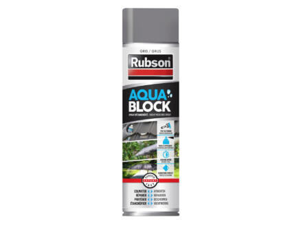 Rubson Aquablock coating spray 300ml grijs 1