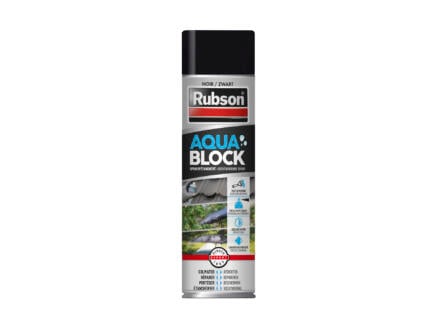 Rubson Aquablock spray d'étanchéité 300ml noir 1