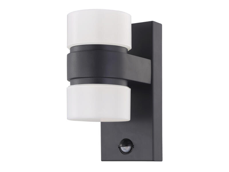 Eglo Atollari LED wandlamp 2x6 W met bewegingssensor antraciet/wit