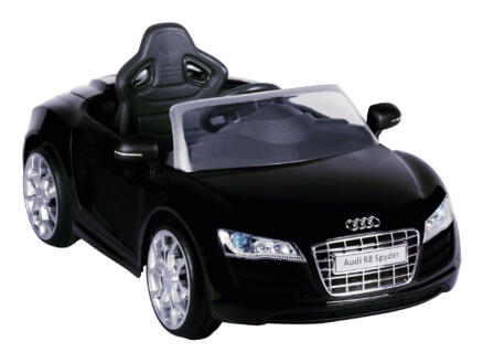 Audi R8 elektrische kinderauto zwart met afstandsbediening 1