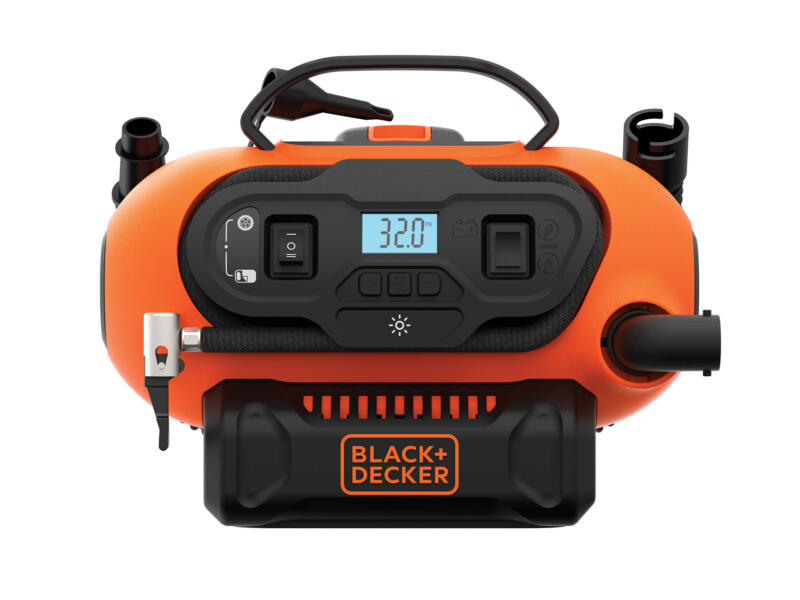 Black+Decker BDCINF18N-QS compressor + accessoires zonder accu