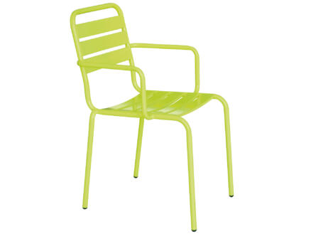 Garden Plus Baleno chaise de jardin citron vert 1