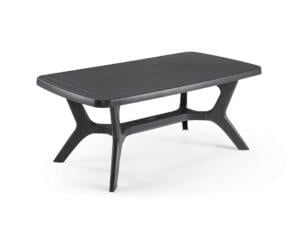 Baltimore table de jardin 177x100 cm graphite