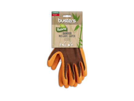 Busters Bamboo Garden Heavy gants de jardinage 10 polymère orange 1