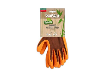 Busters Bamboo Garden Heavy gants de jardinage 8 polymère orange 1