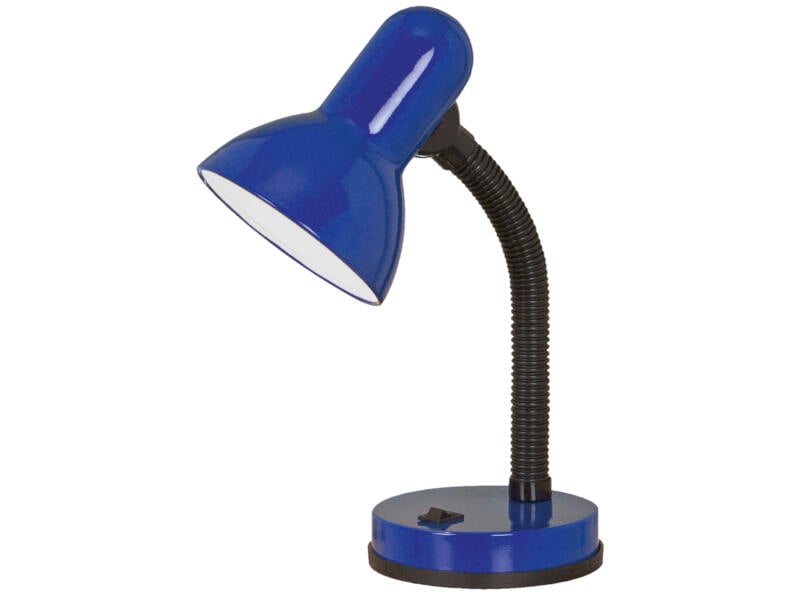 Eglo Basic lampe de bureau E27 40W bleu
