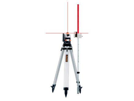 Laserliner BeamControl-Master 120 laser rotatif + récepteur de laser + trépied + mire-flexi 1