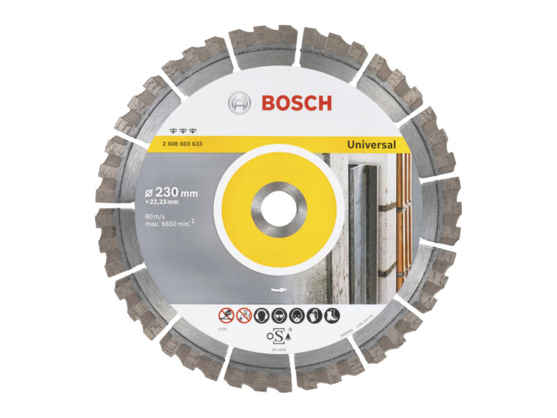 Bosch Professional Best for Universal disque à tronçonner diamanté universel 230x2,4x22,23 mm