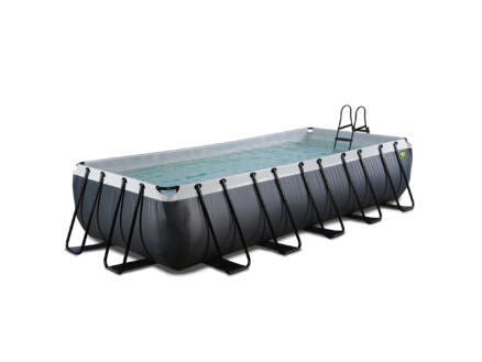 Black Leather piscine 540x250x100 cm + pompe filtrante à sable 1