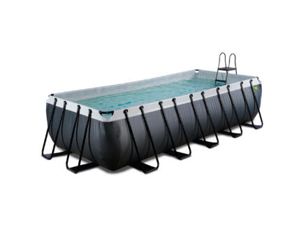 Black Leather piscine 540x250x122 cm + pompe filtrante à sable 1