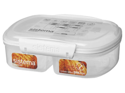 Sistema Boîte à pâtisserie à 2 compartiments 630ml 1