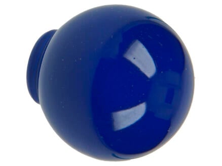 Sam Bouton de meuble boule 29mm matière synthétique bleu foncé 2 pièces